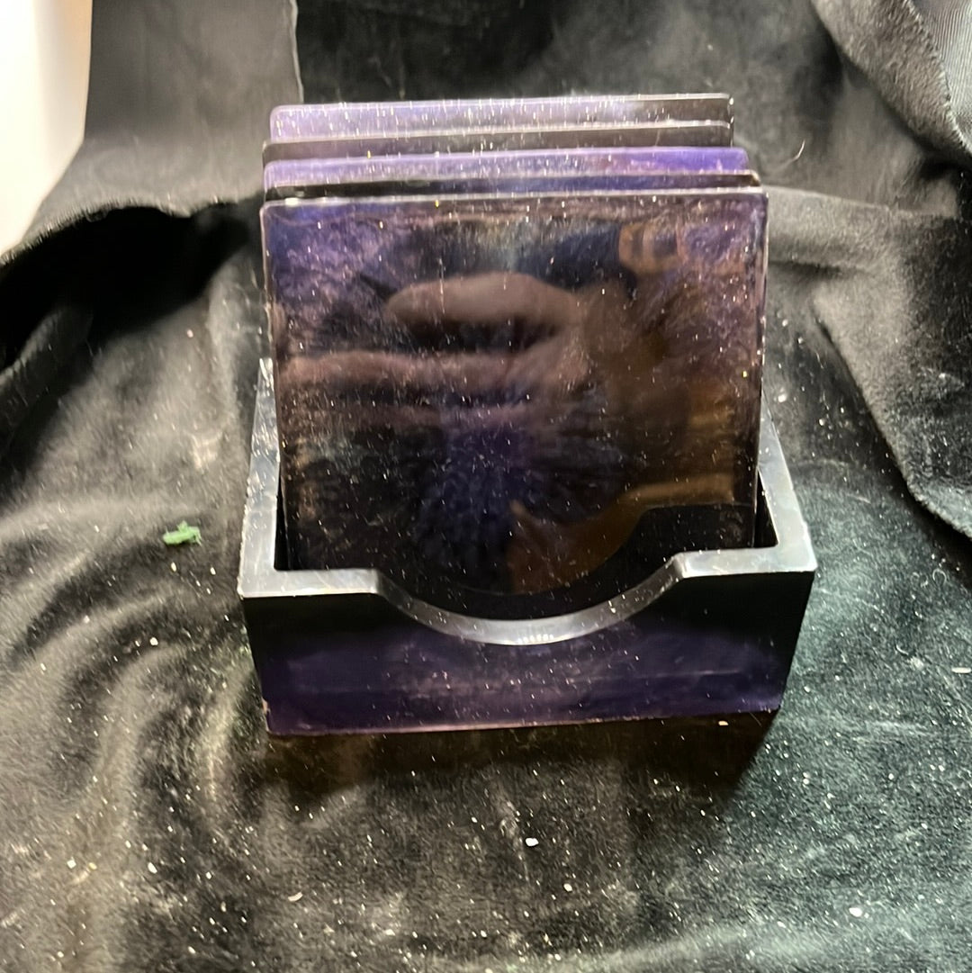 Resin coaster set