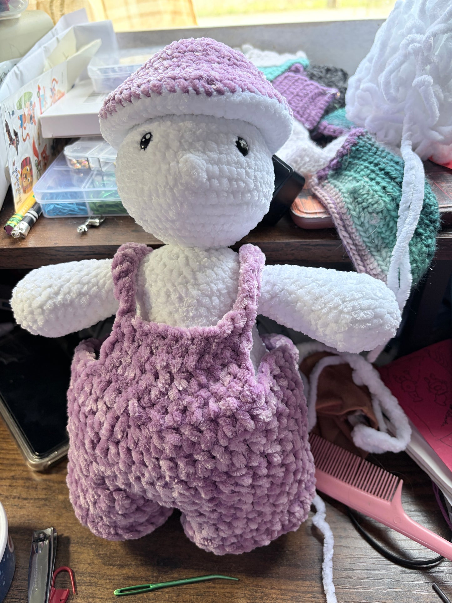 Crocheted Mushroom doll