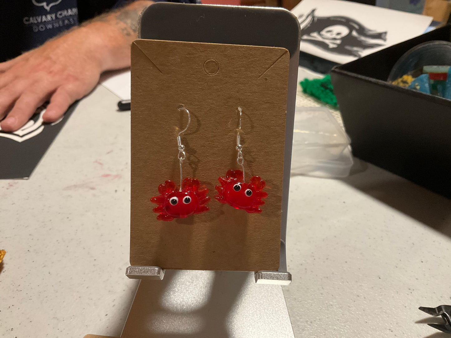 Crab Earrings