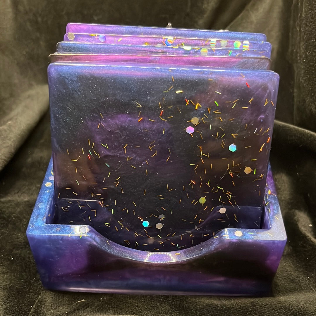Resin coaster set