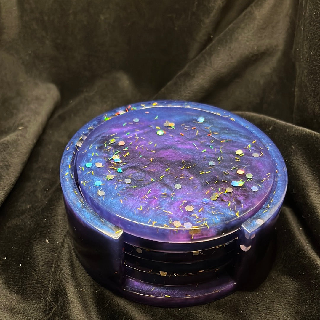 Resin coaster set
