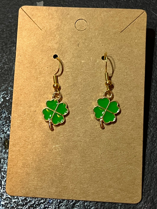 St. Patrick’s day earrings