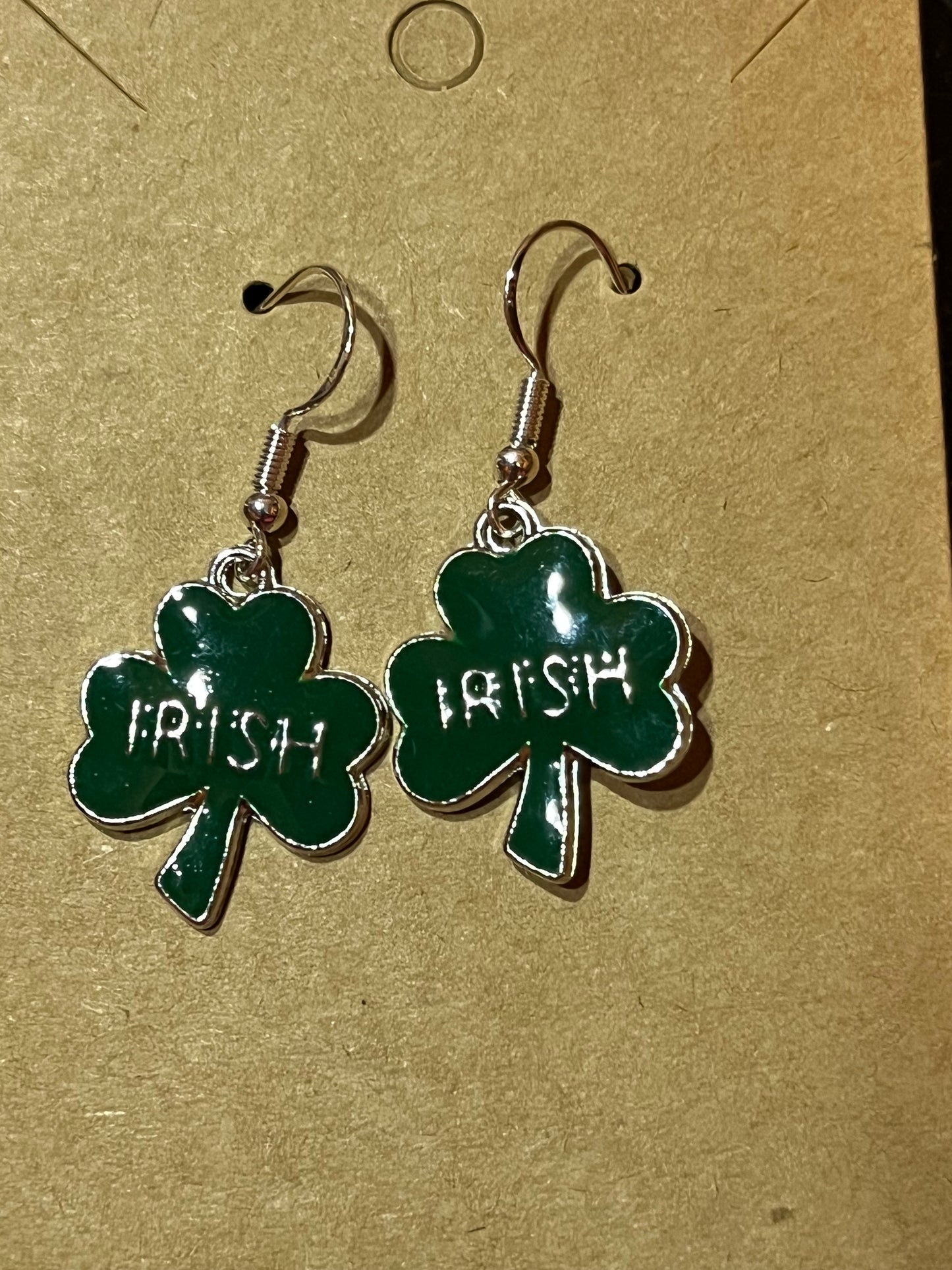 St. Patrick’s day earrings