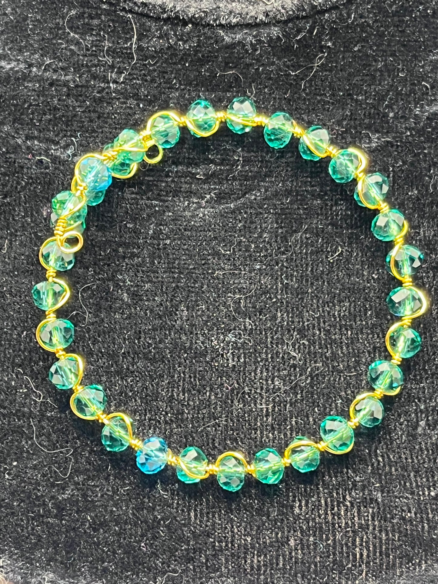 Sparkly Memory Wire Bracelets