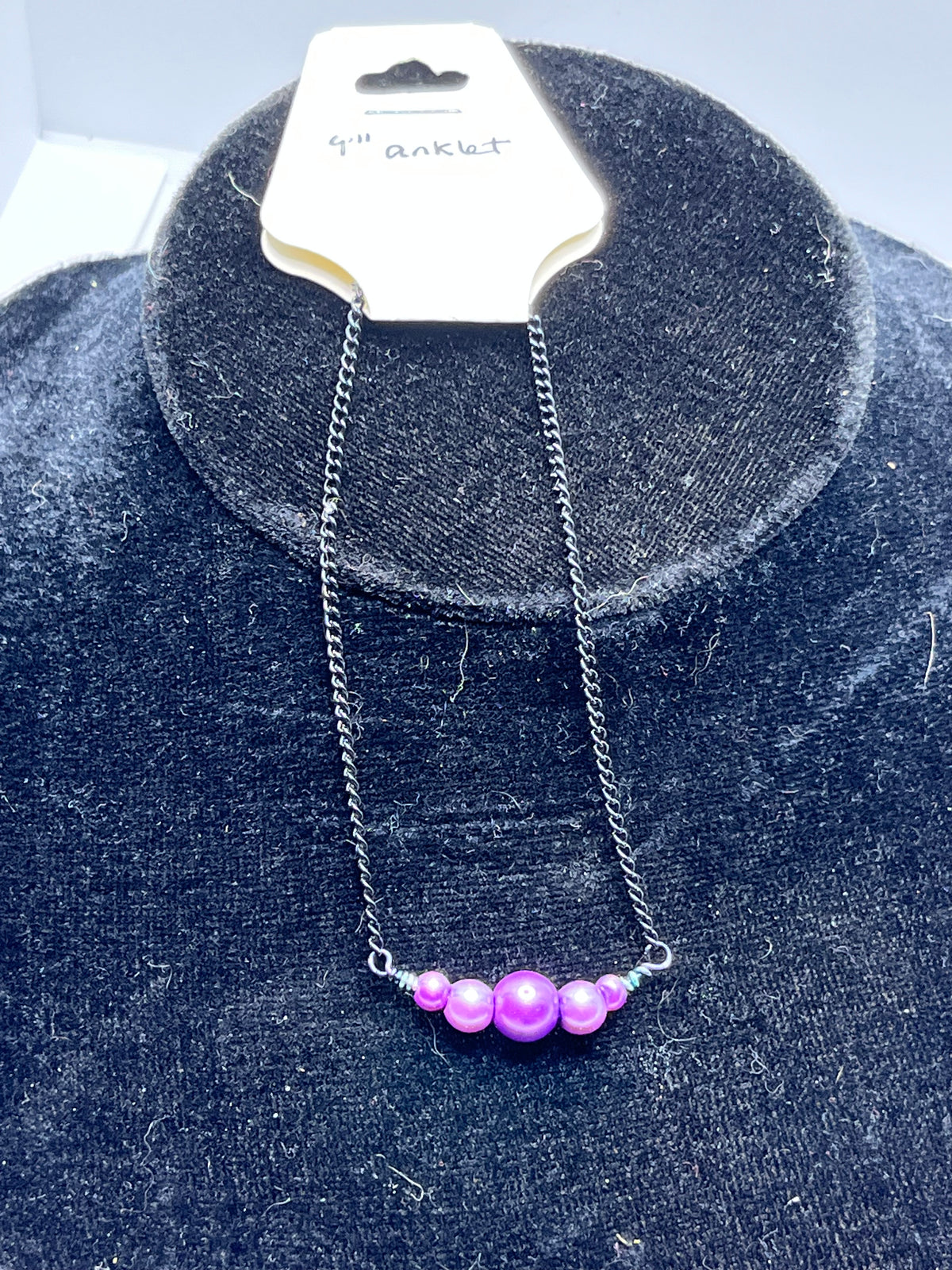 Bar Anklet, 9"