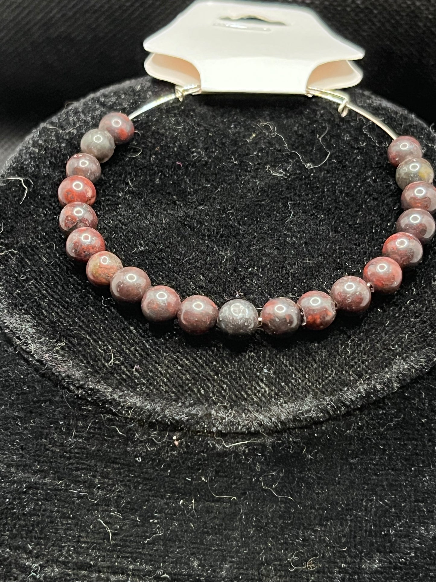 Memory Wire Beaded Bangle