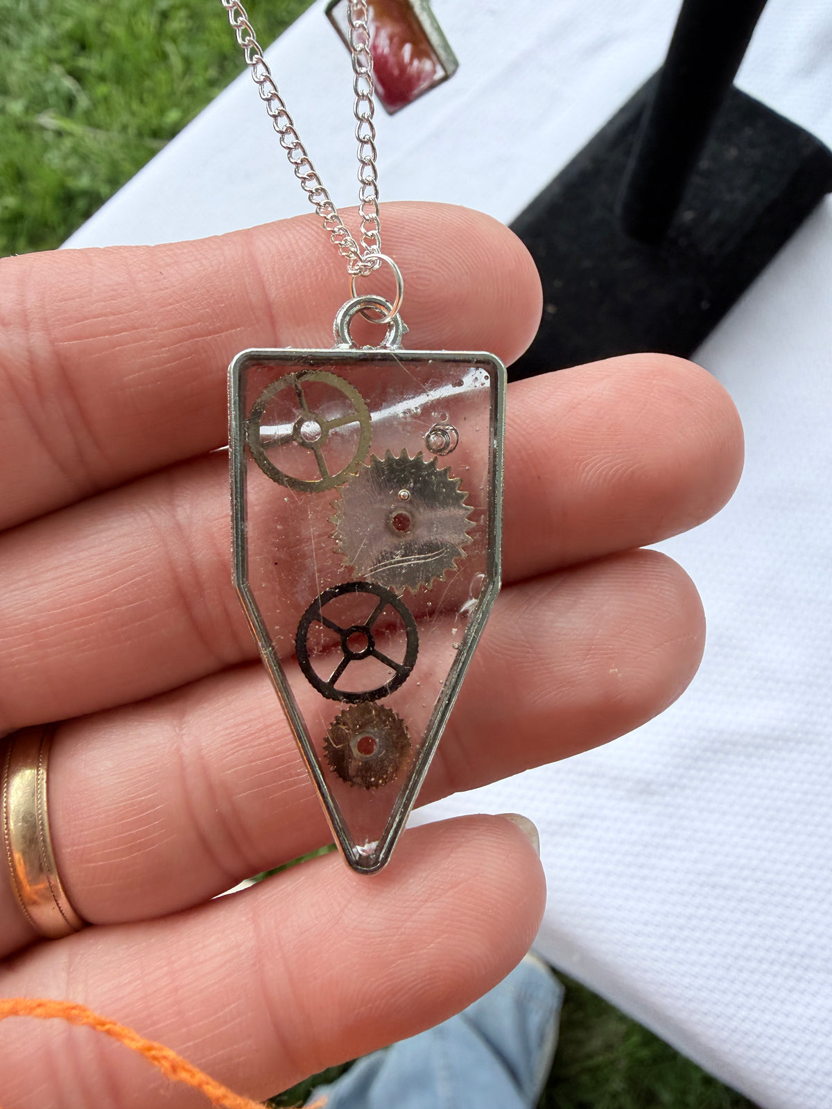 18" Resin Bezel Necklace