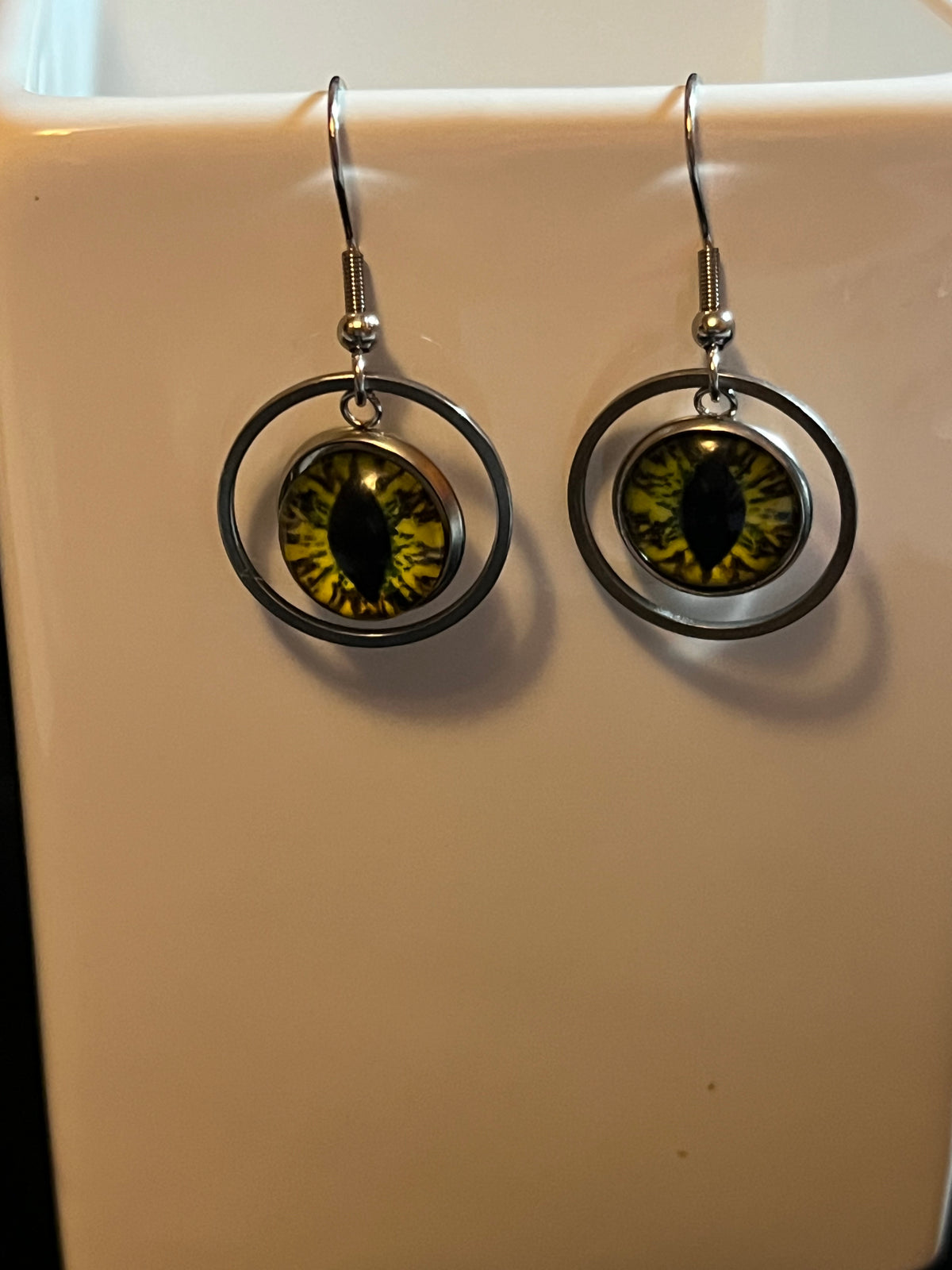 12 mm charm Dangle Earrings