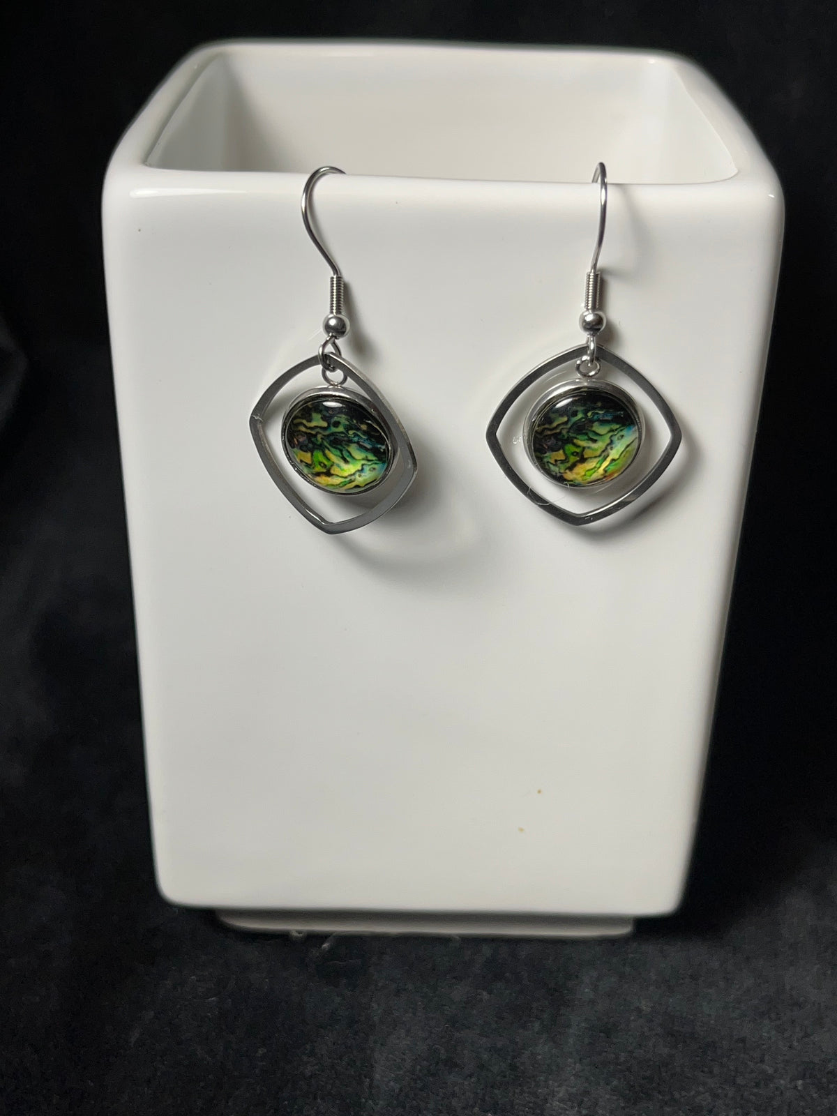 12 mm charm Dangle Earrings