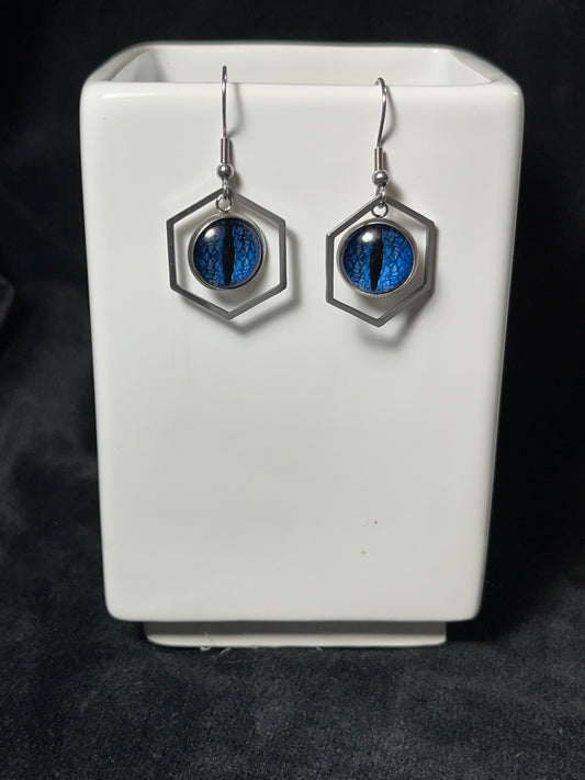 12 mm charm Dangle Earrings