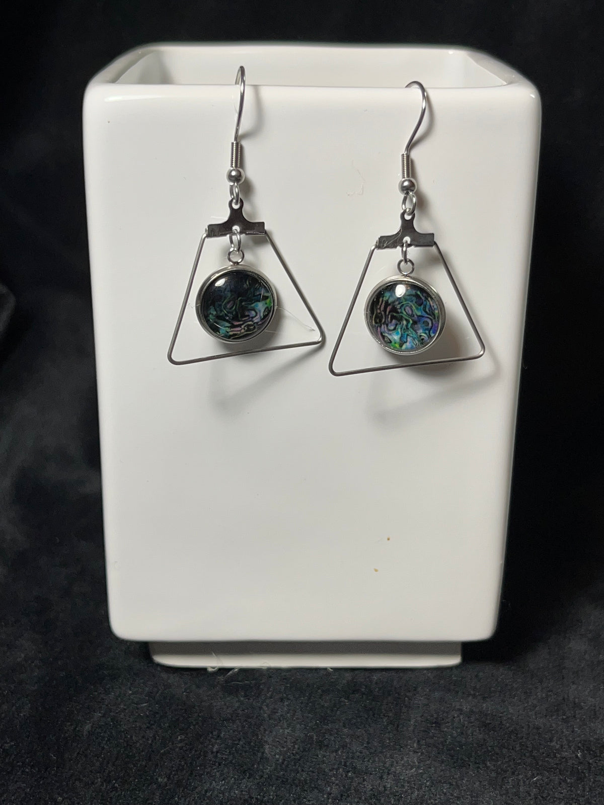12 mm charm Dangle Earrings