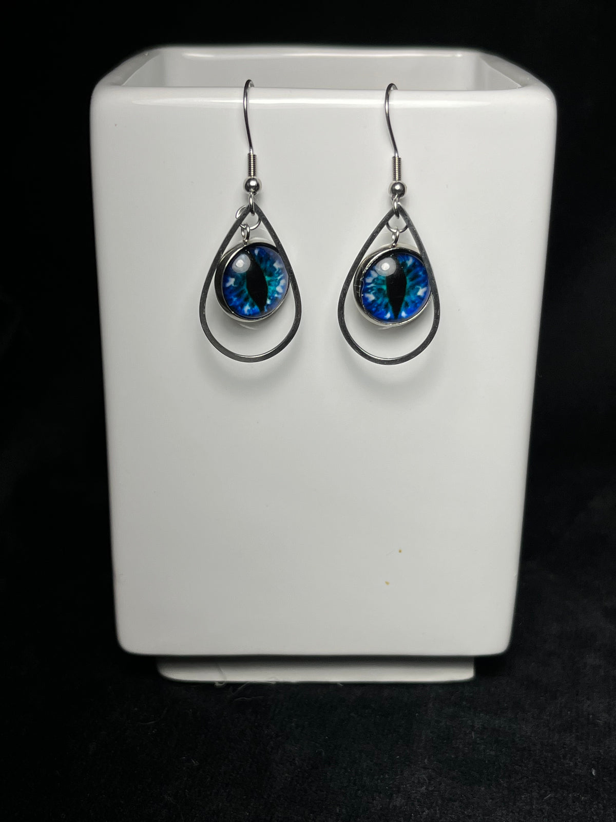 12 mm charm Dangle Earrings