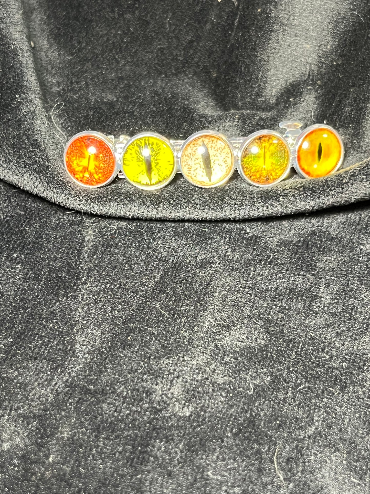 5x 12mm cabochon Barrettes