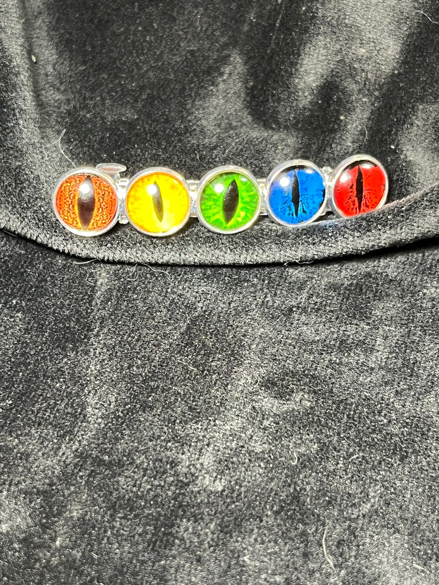 5x 12mm cabochon Barrettes