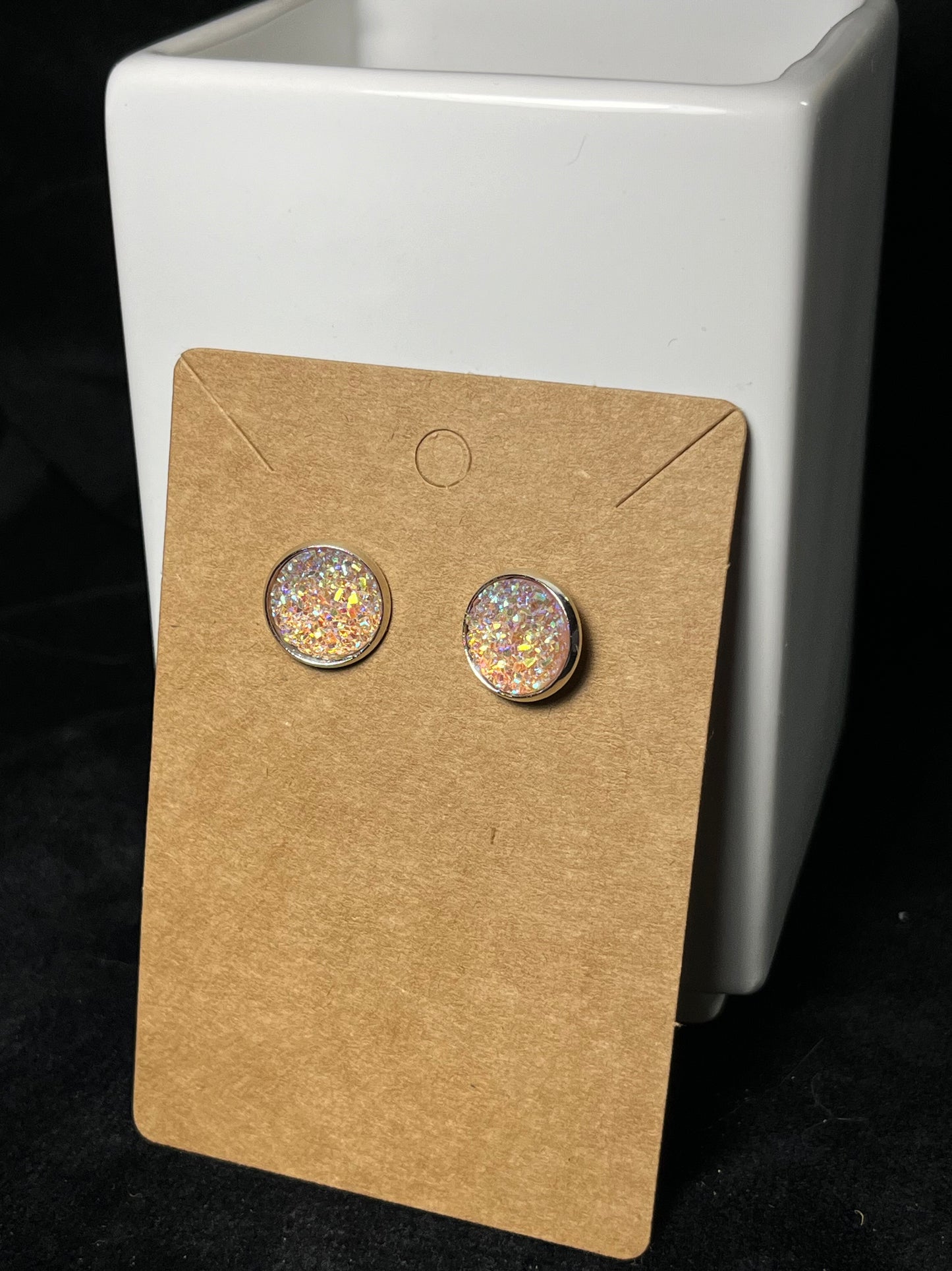 Abstract Stud Earrings