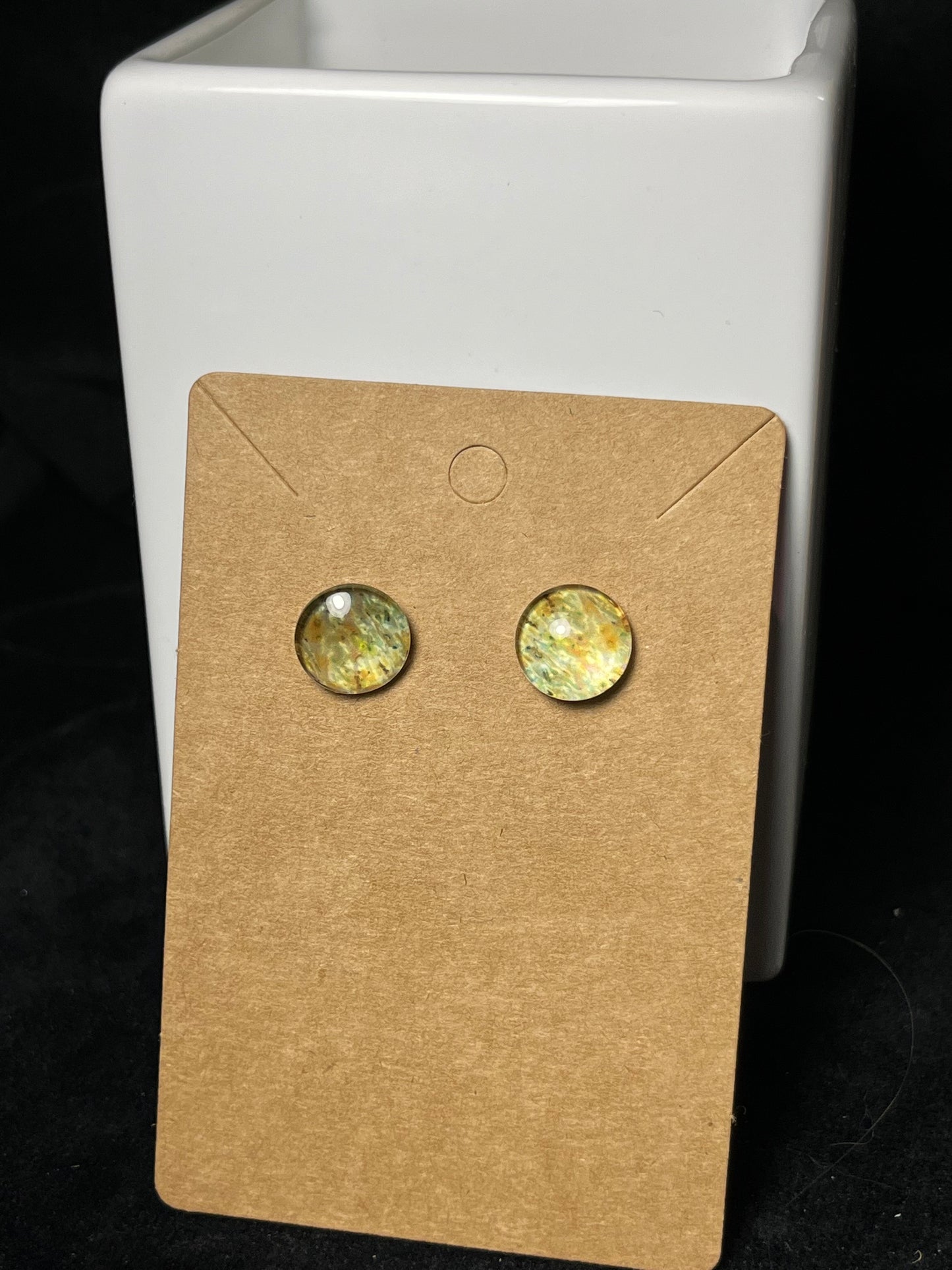 Abstract Stud Earrings