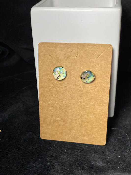 Abstract Stud Earrings