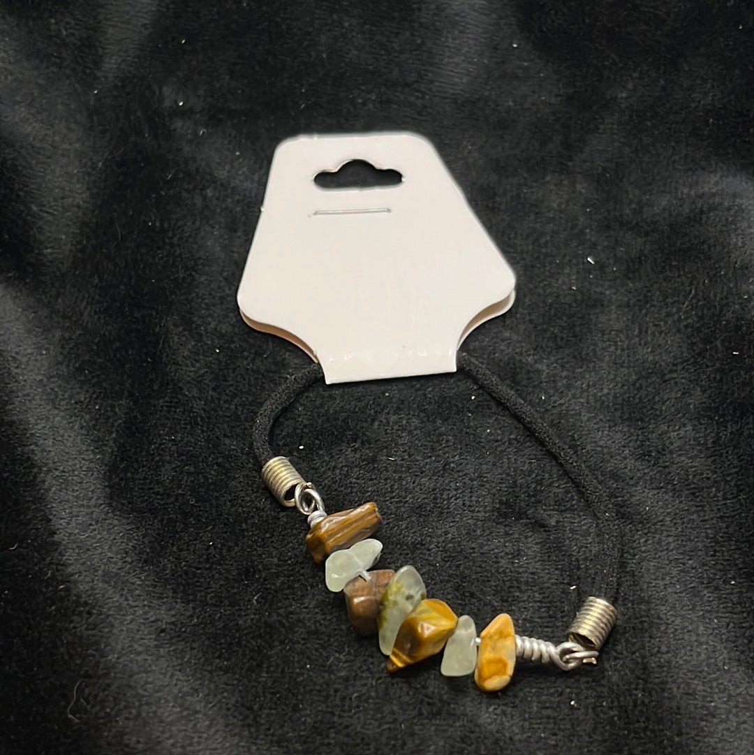 Elastic Chipped stone Bar Bracelets