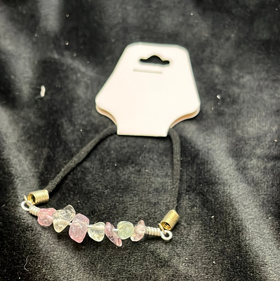 Elastic Chipped stone Bar Bracelets