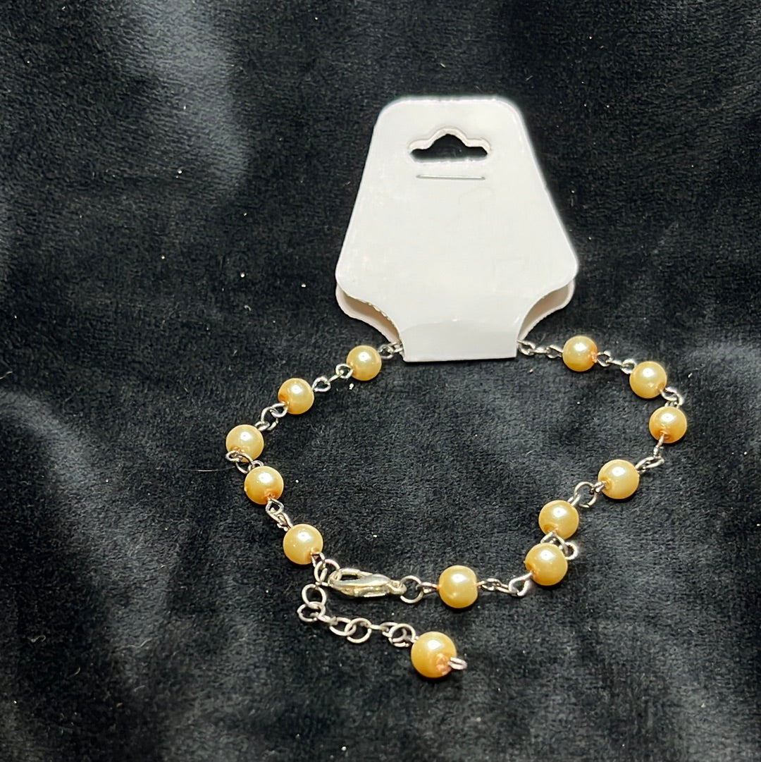 Beaded Chain Link Bracelets