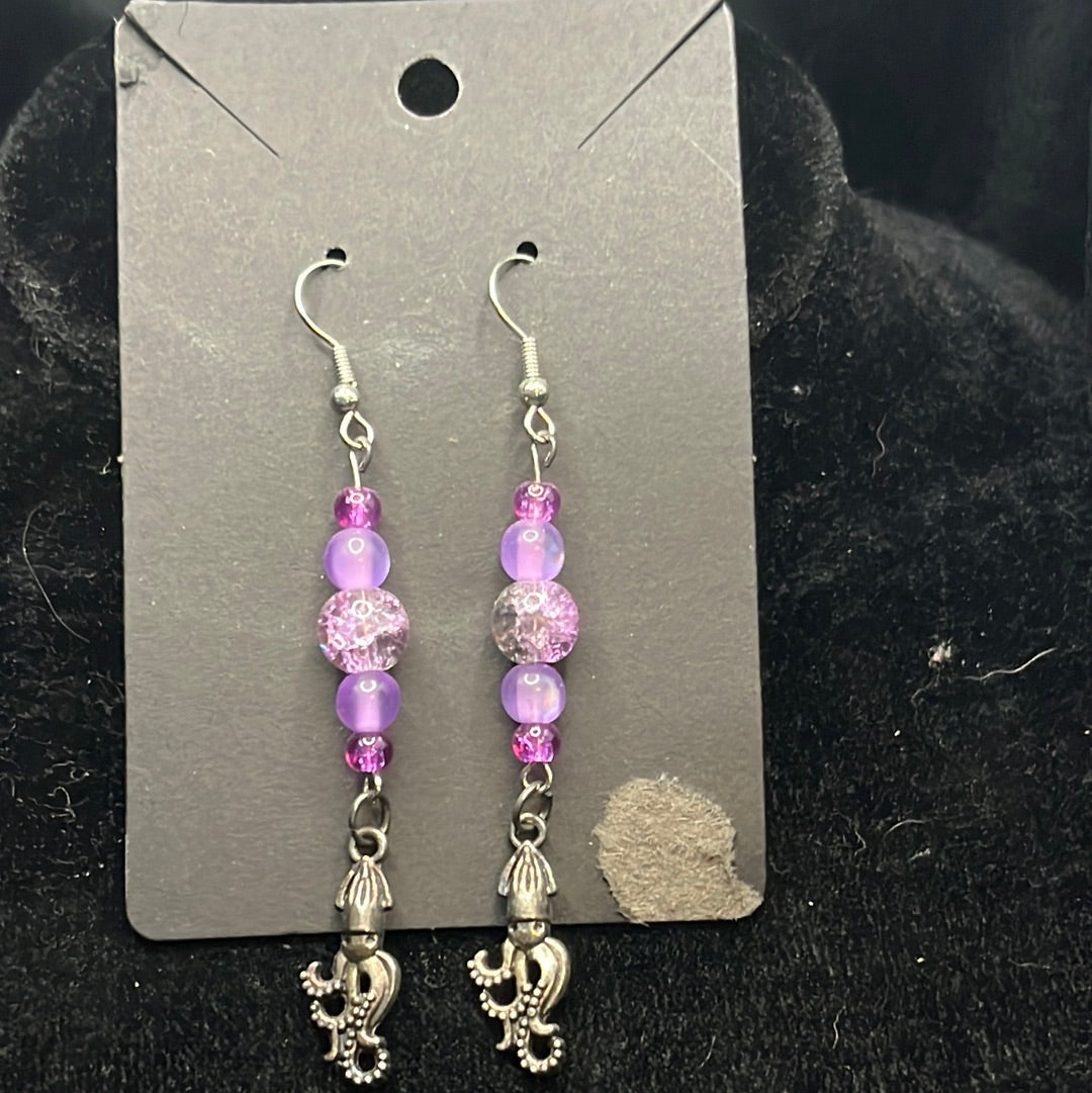 Ocean Charm Earring