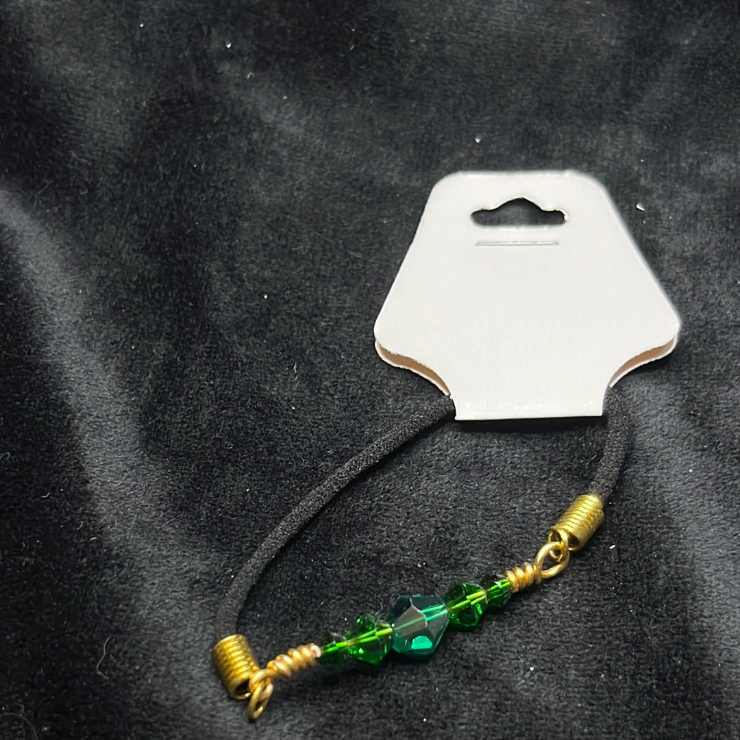 Elastic Bicone Bead Bar Bracelets