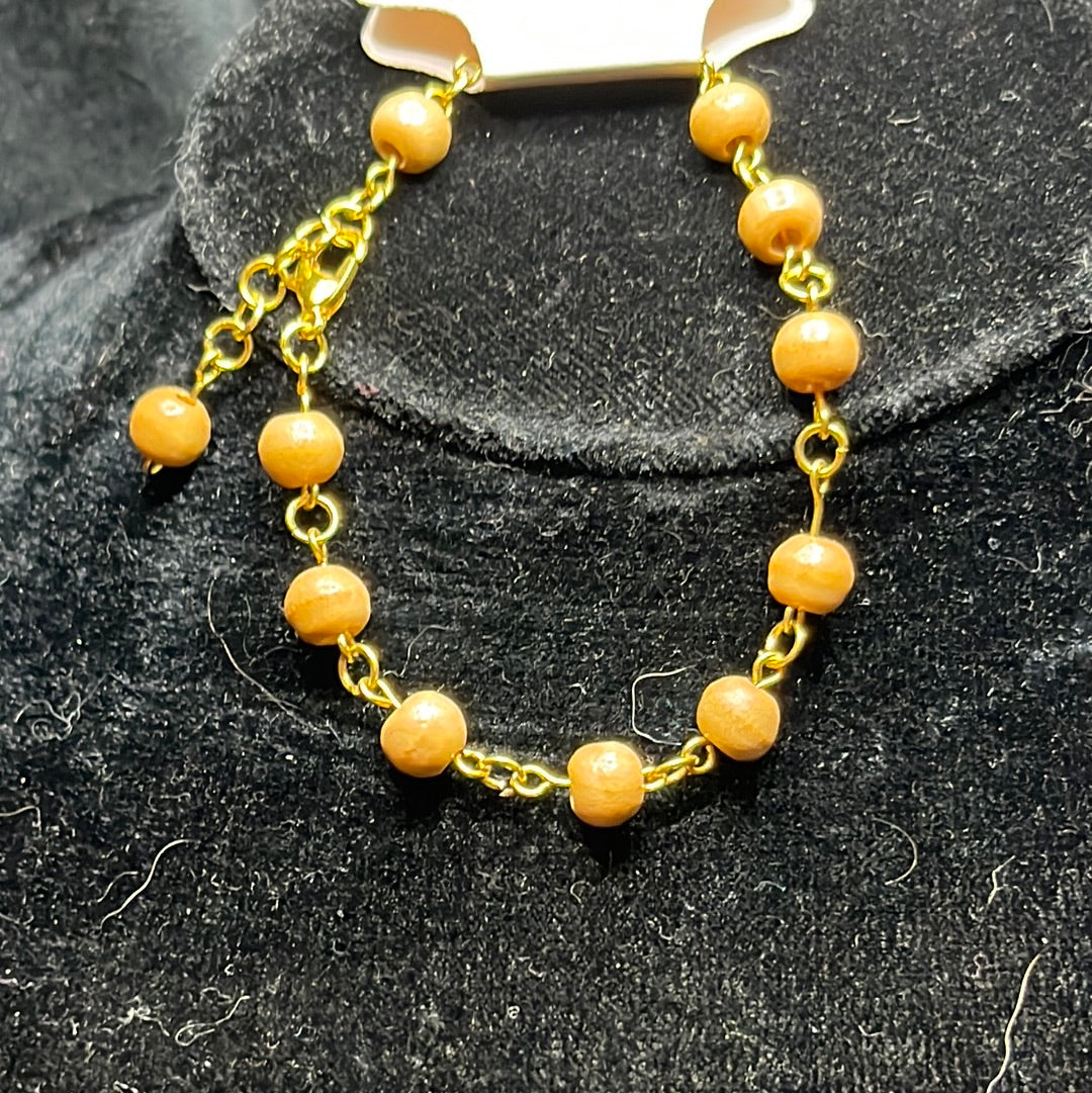 Beaded Chain Link Bracelets