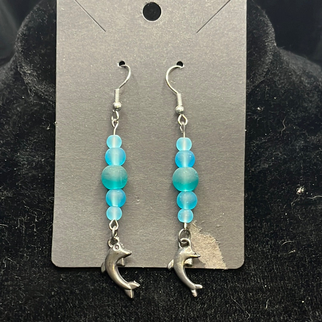 Ocean Charm Earring