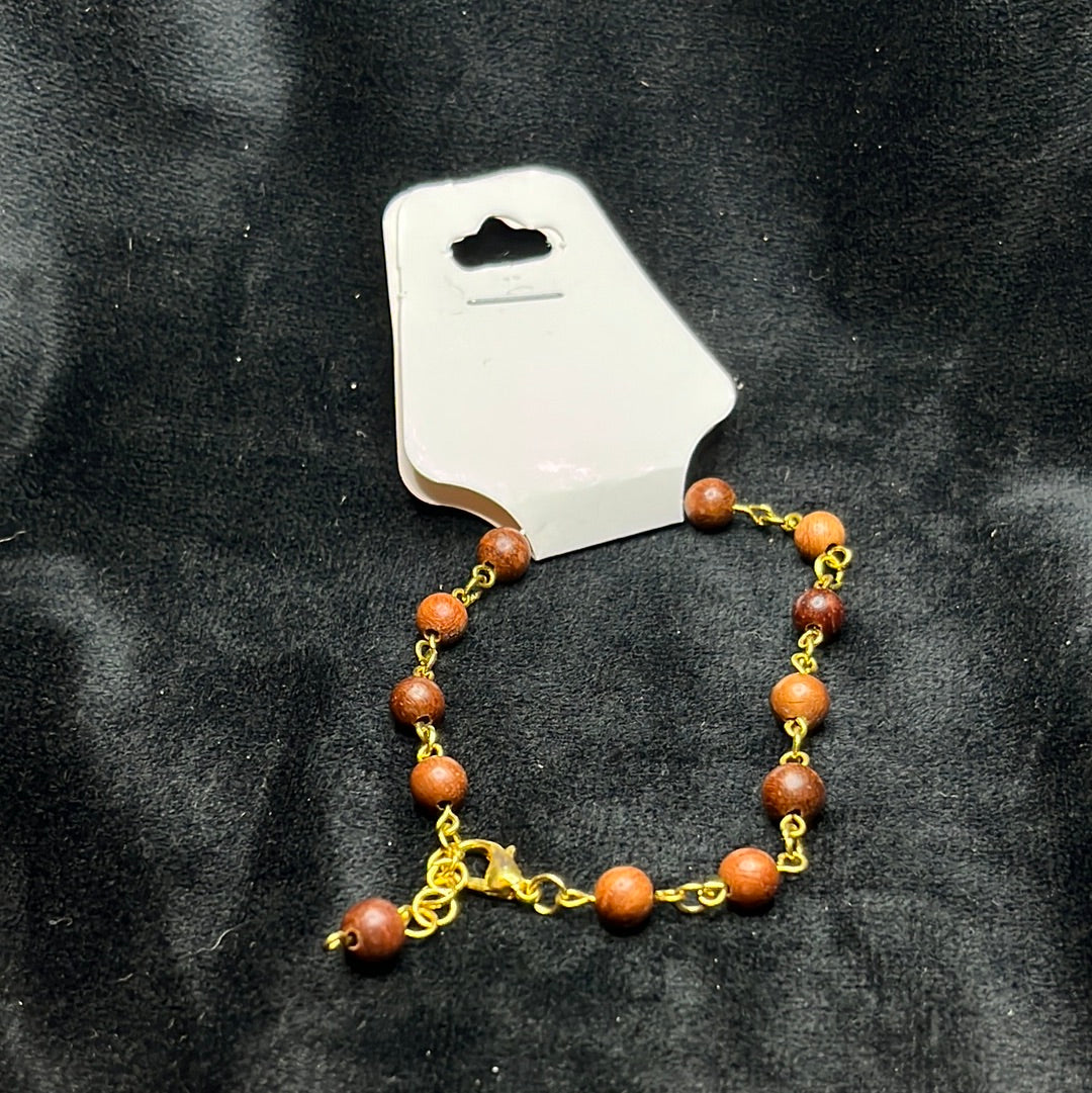 Beaded Chain Link Bracelets