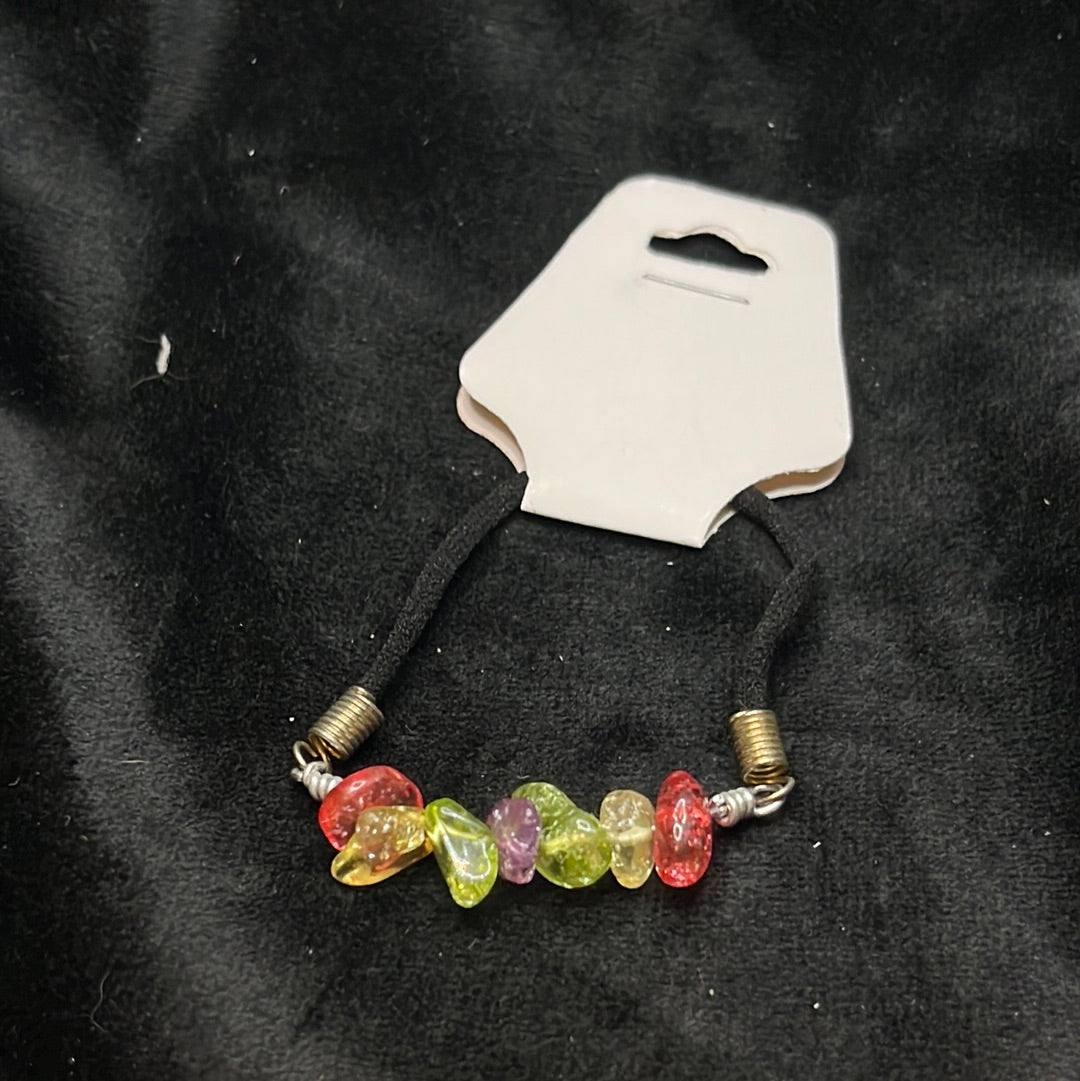 Elastic Chipped stone Bar Bracelets