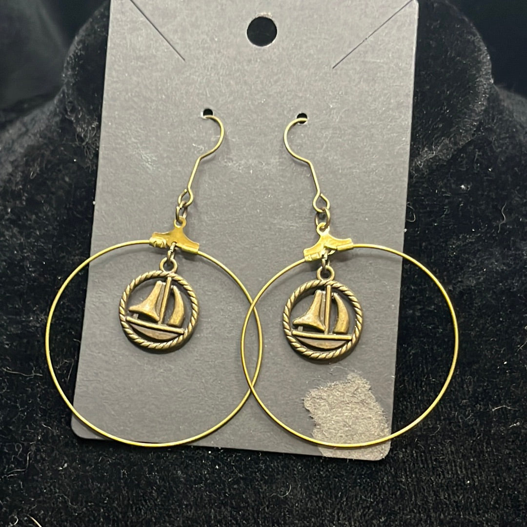 Ocean Charm Earring