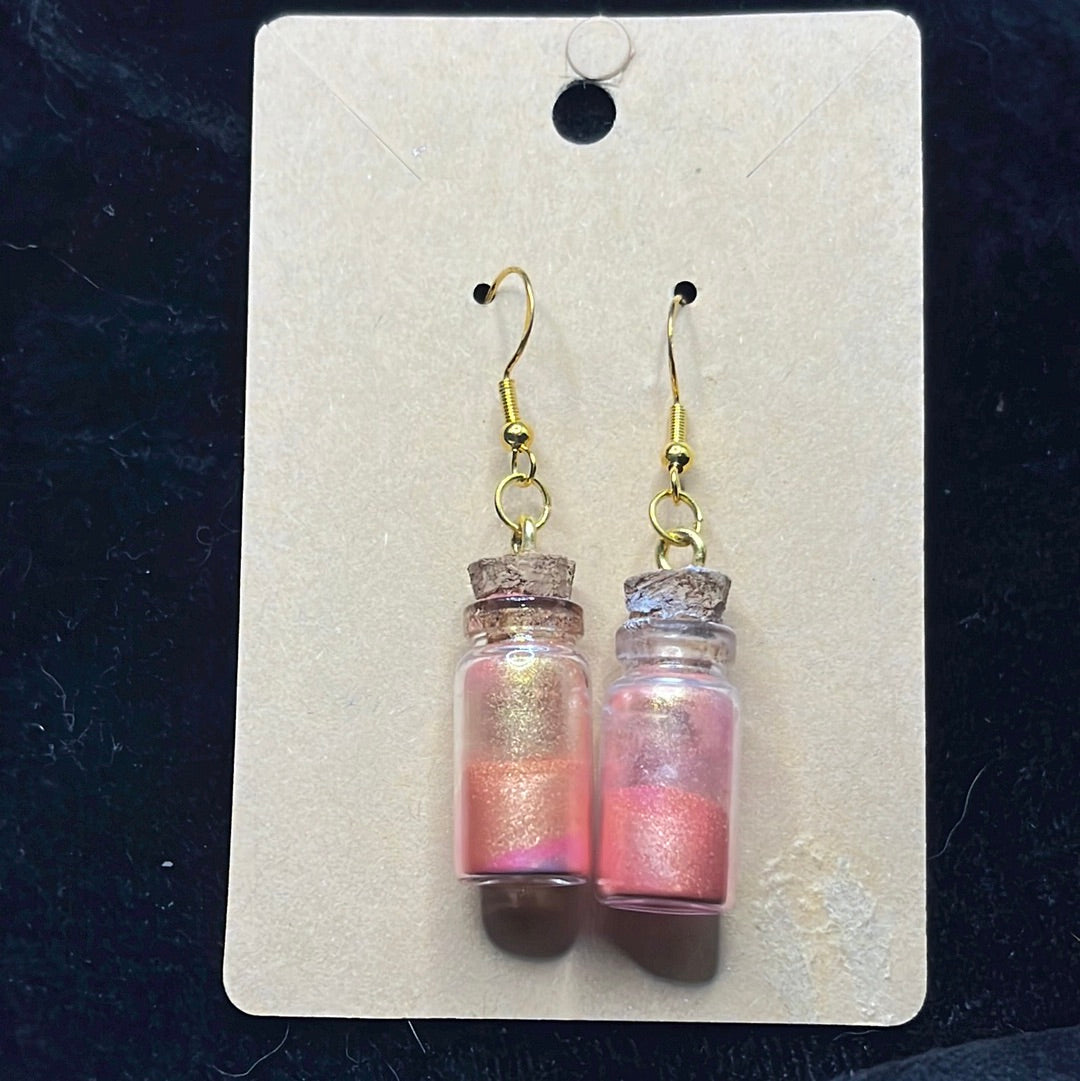 Fairy Jar dangle earring