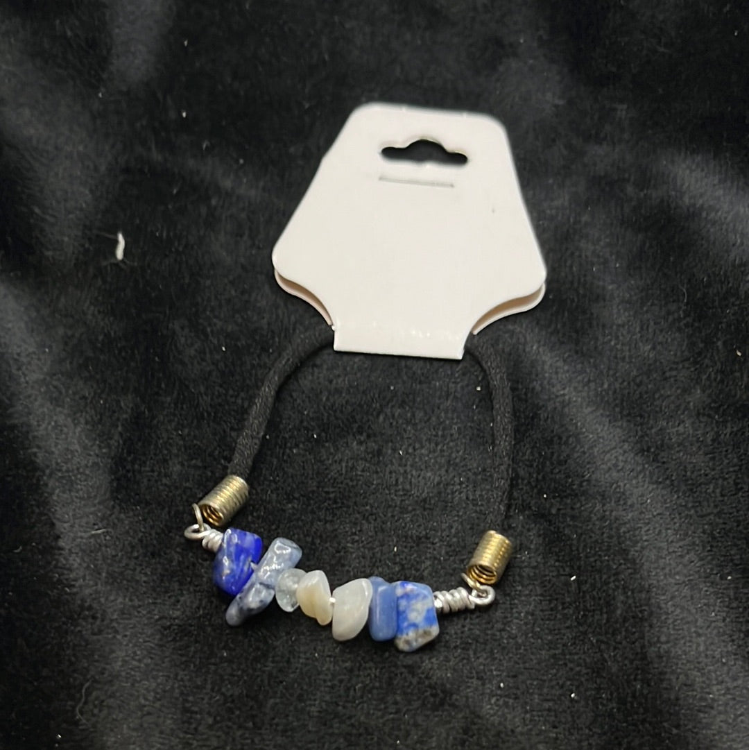 Elastic Chipped stone Bar Bracelets