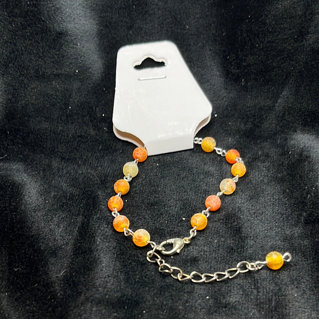 Beaded Chain Link Bracelets