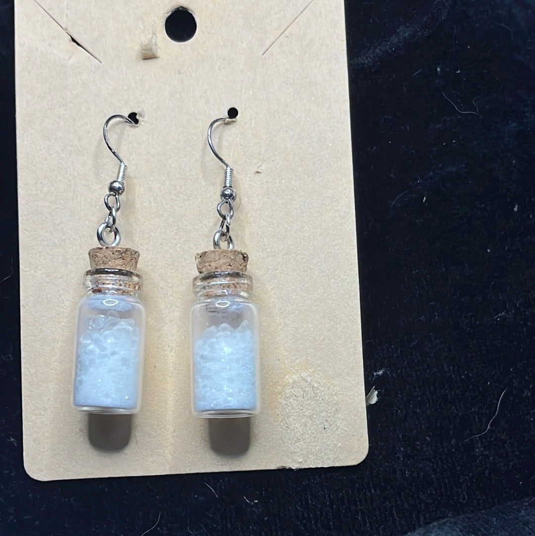Fairy Jar dangle earring