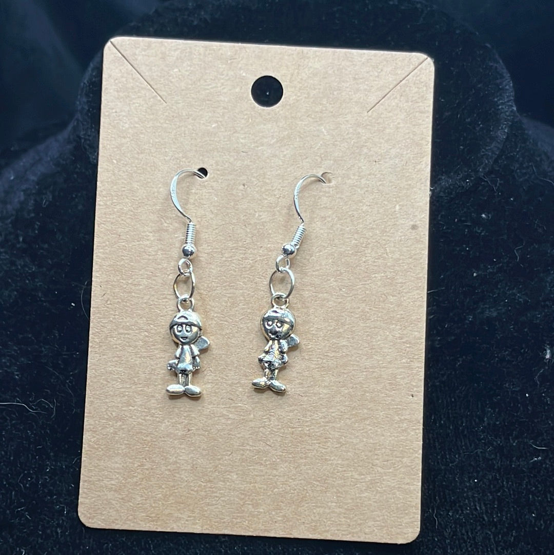 People Charm Earring