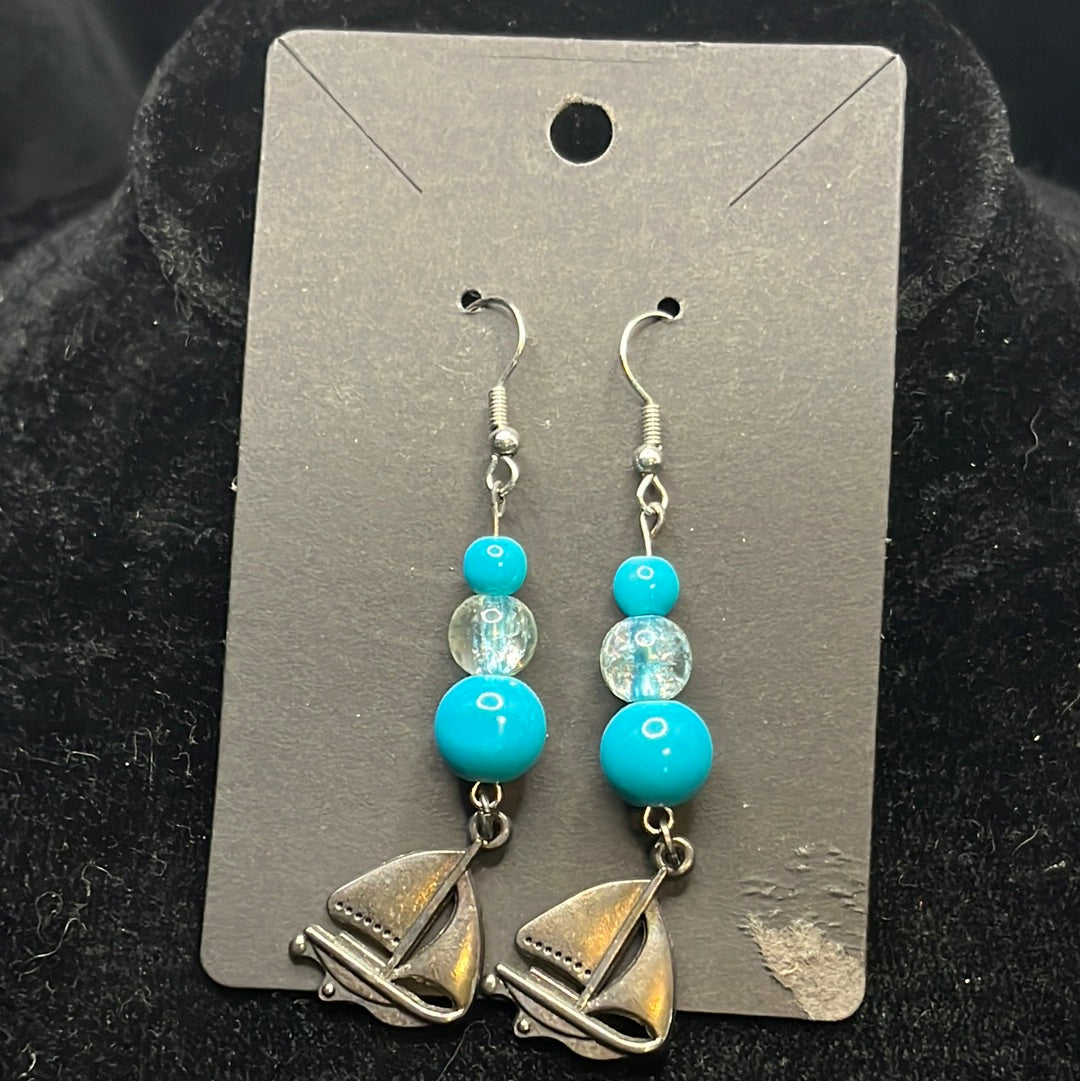 Ocean Charm Earring