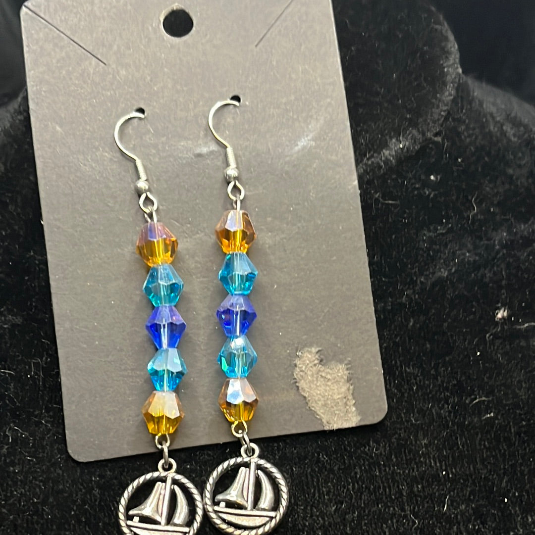 Ocean Charm Earring