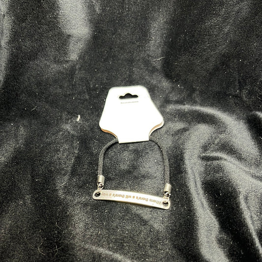 Elastic Word Charm Bracelets