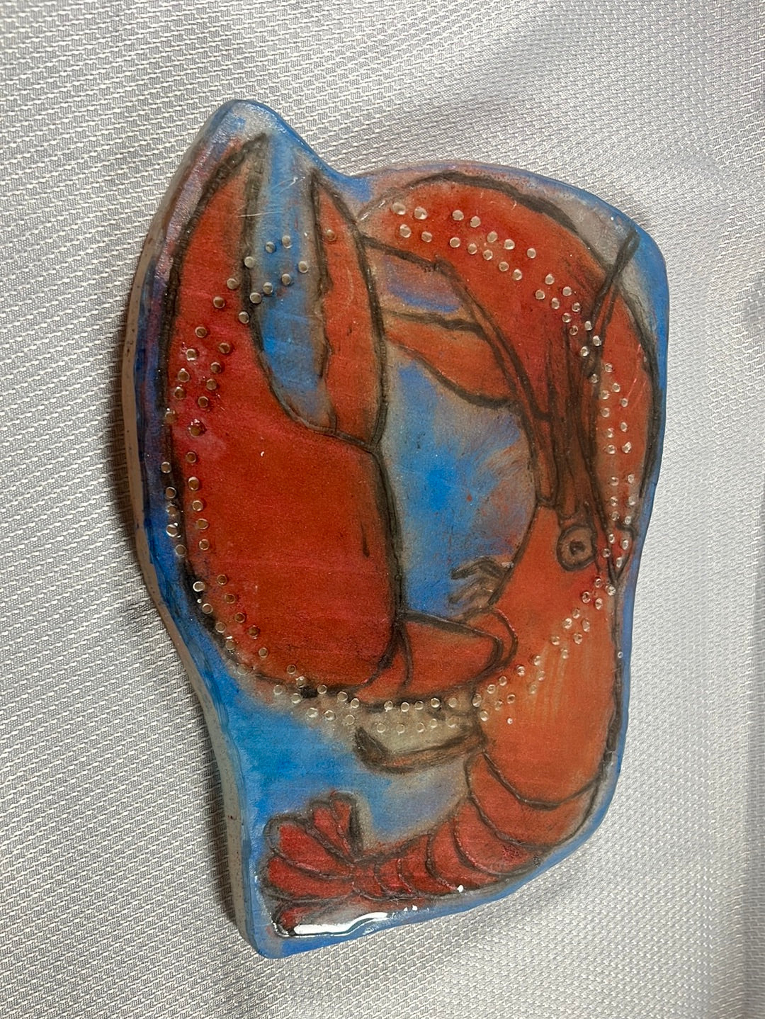 Lobster cribbage board