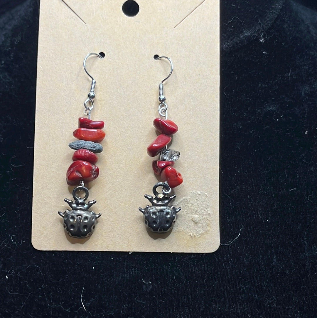Insect Charm Earrings