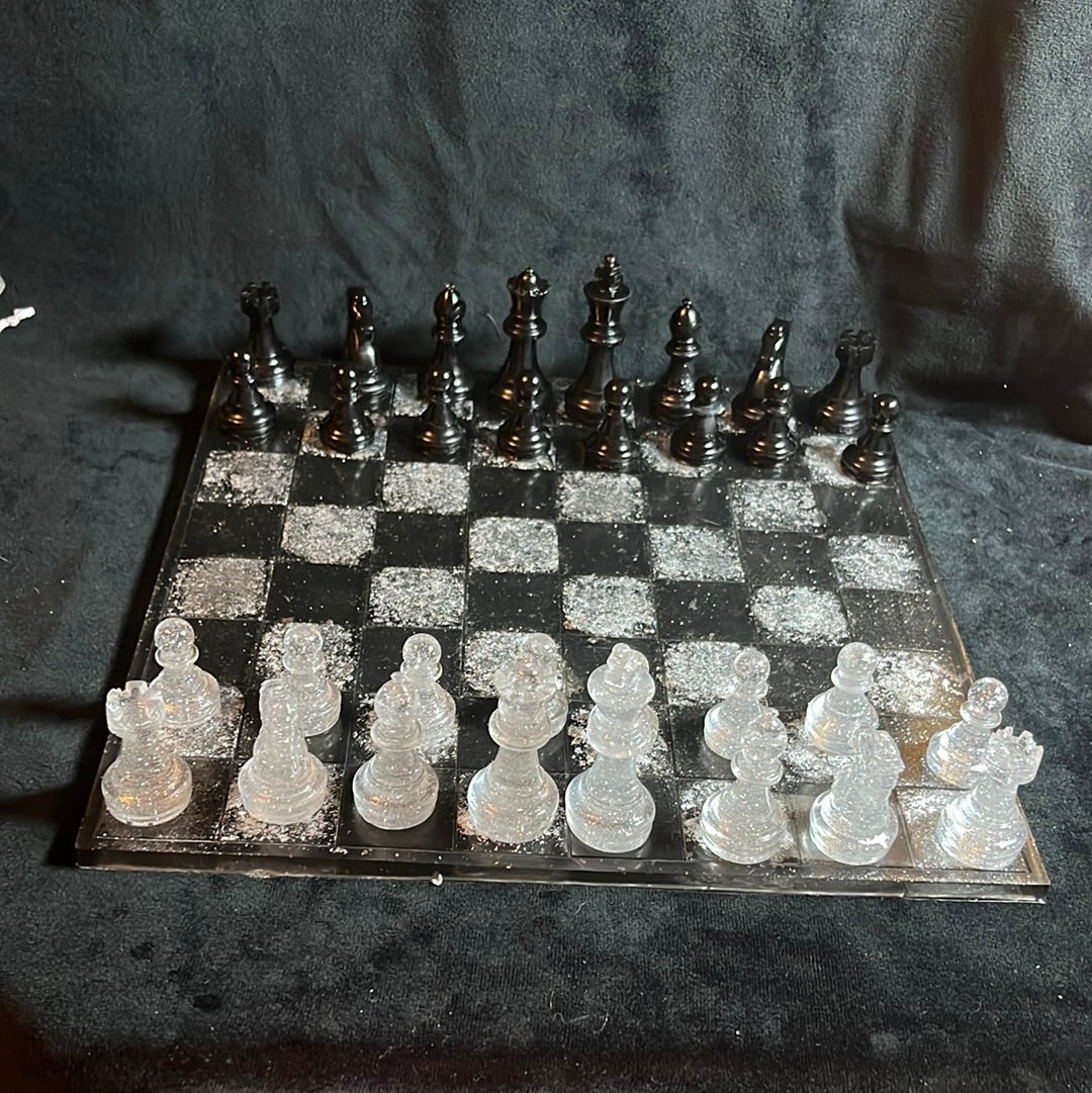 Resin chess set