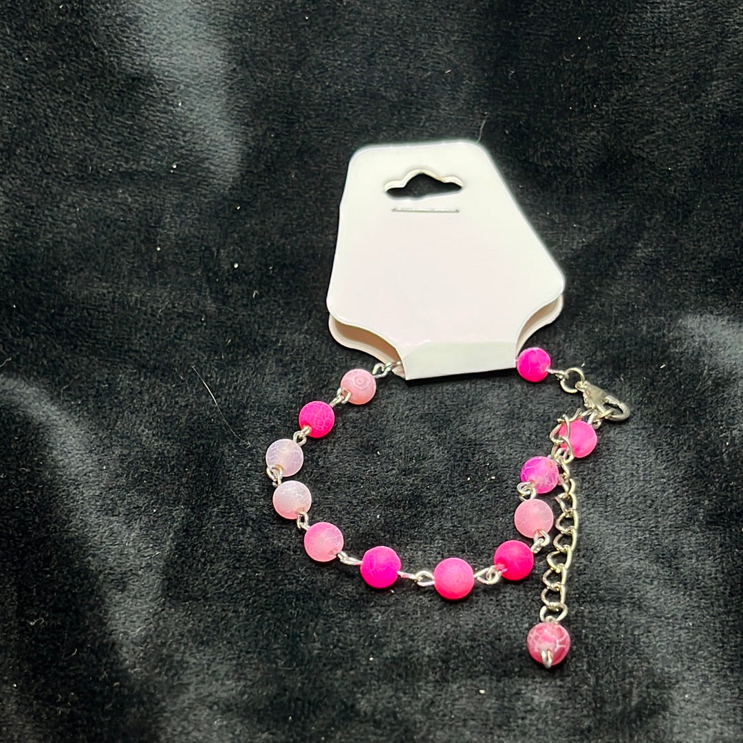 Beaded Chain Link Bracelets