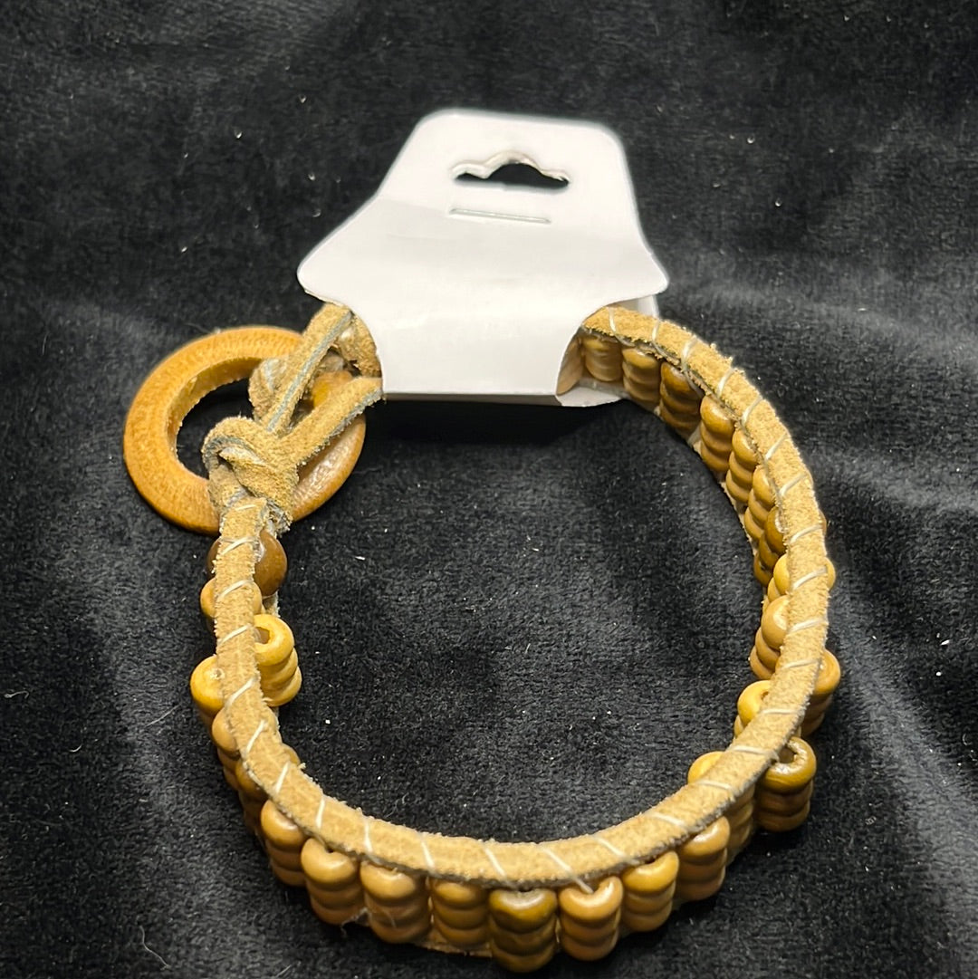 Leather Beaded bracelets
