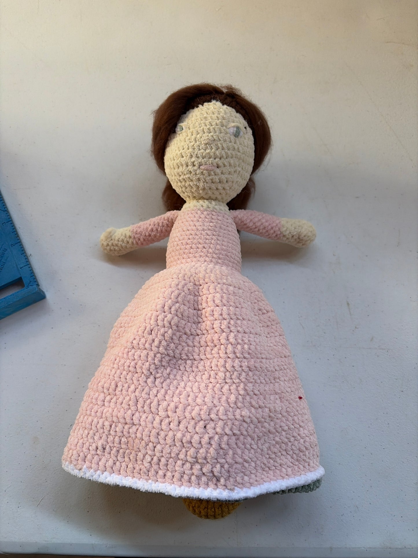 Crocheted Large reversible doll