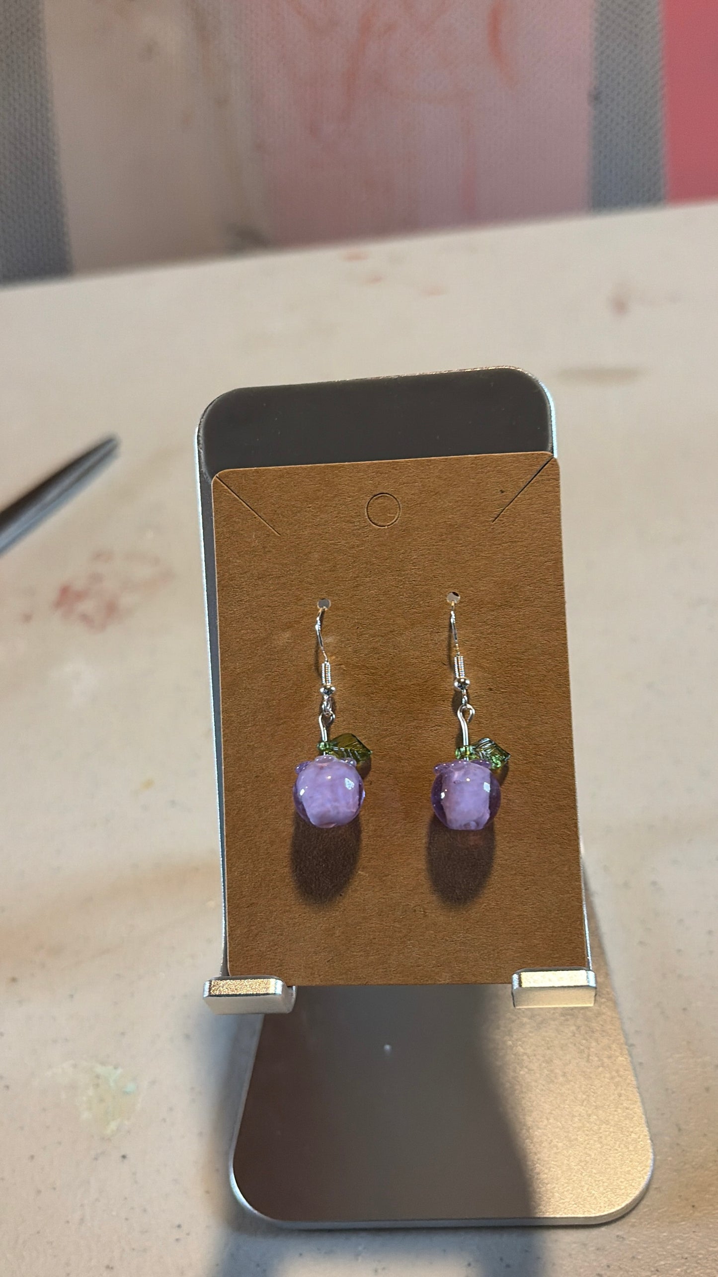 Blueberry earrings