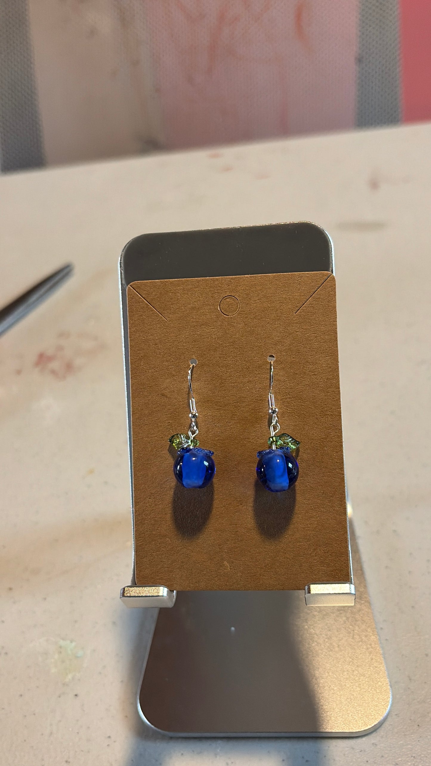 Blueberry earrings