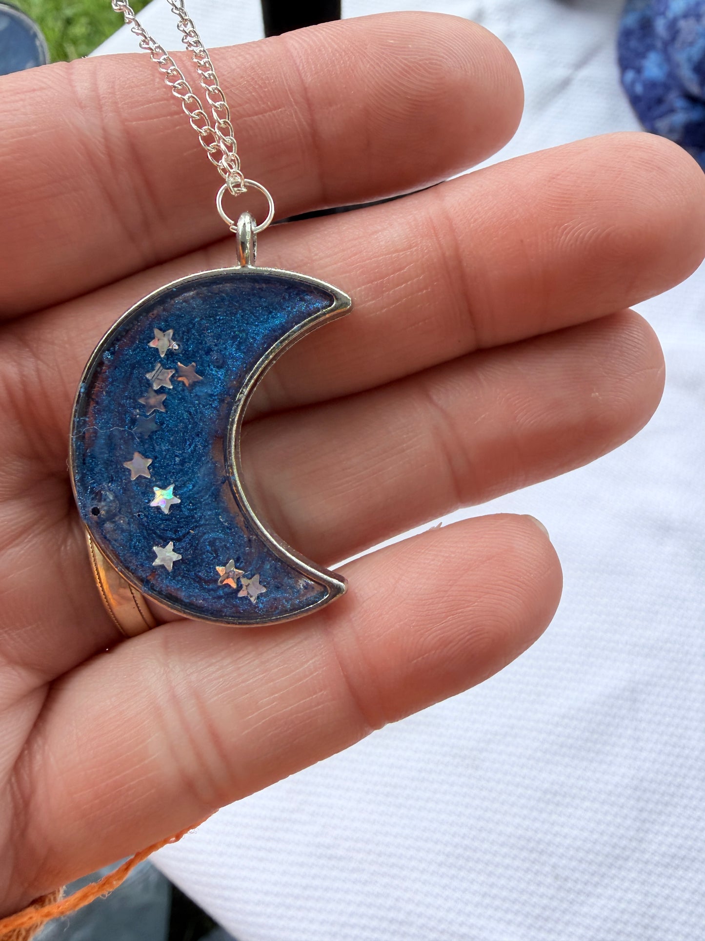 18" Resin Bezel Necklace