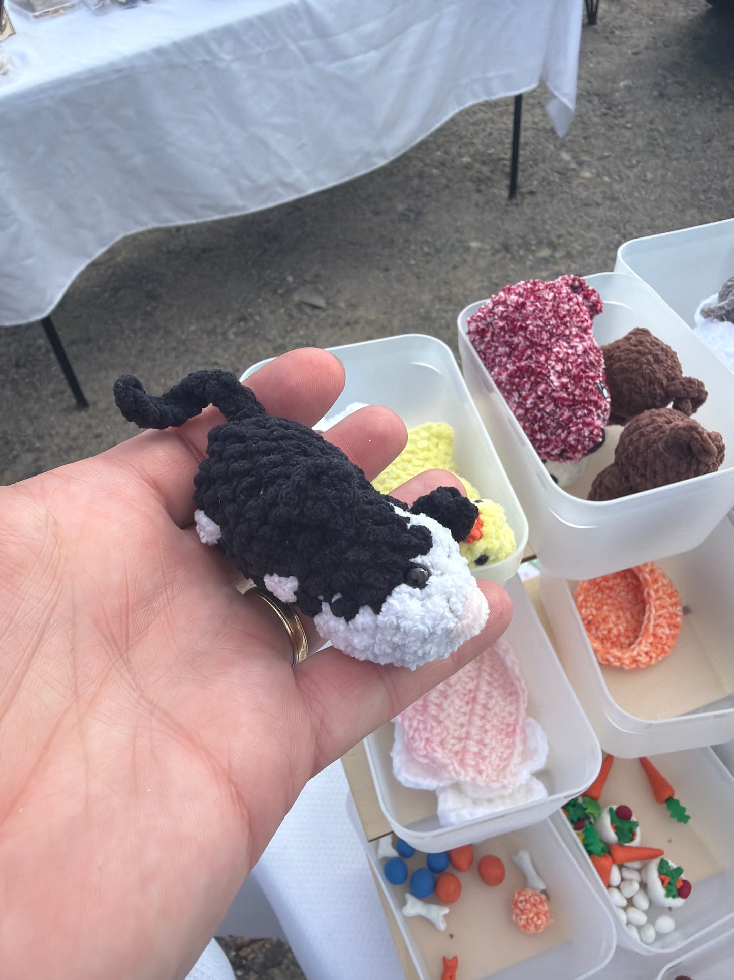 Mini crocheted animal