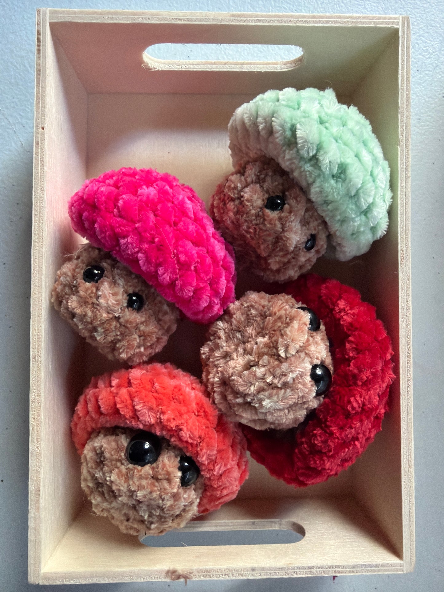 Crochet Pop-it mushroom